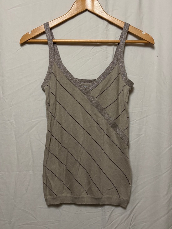 Old Navy Tops - 3/$25 2000’s Oldnavy sparkly tan tank top
